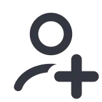 User Add SVG Icon